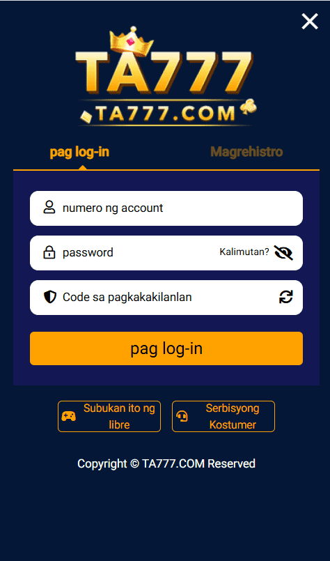 how to register at ta777